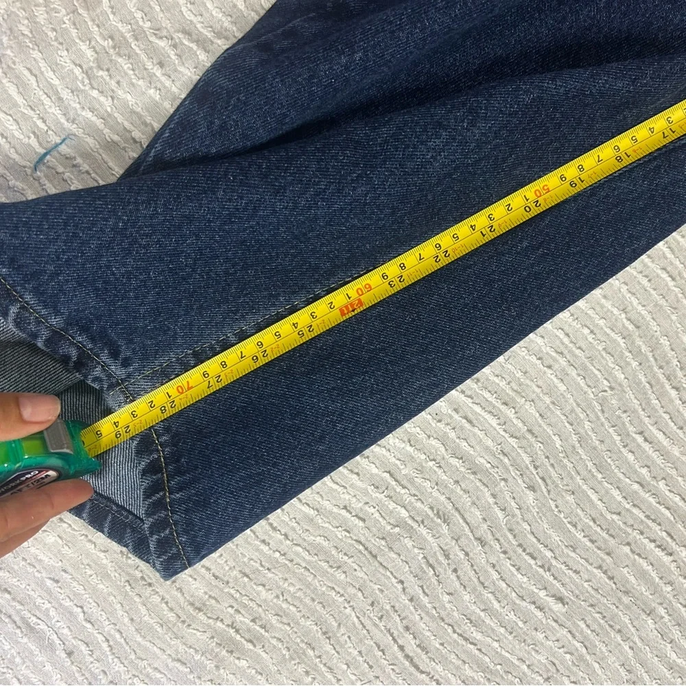 Wrangler Authentics Denim Jeans Dark Wash Straight Leg 48x30 Great Condition